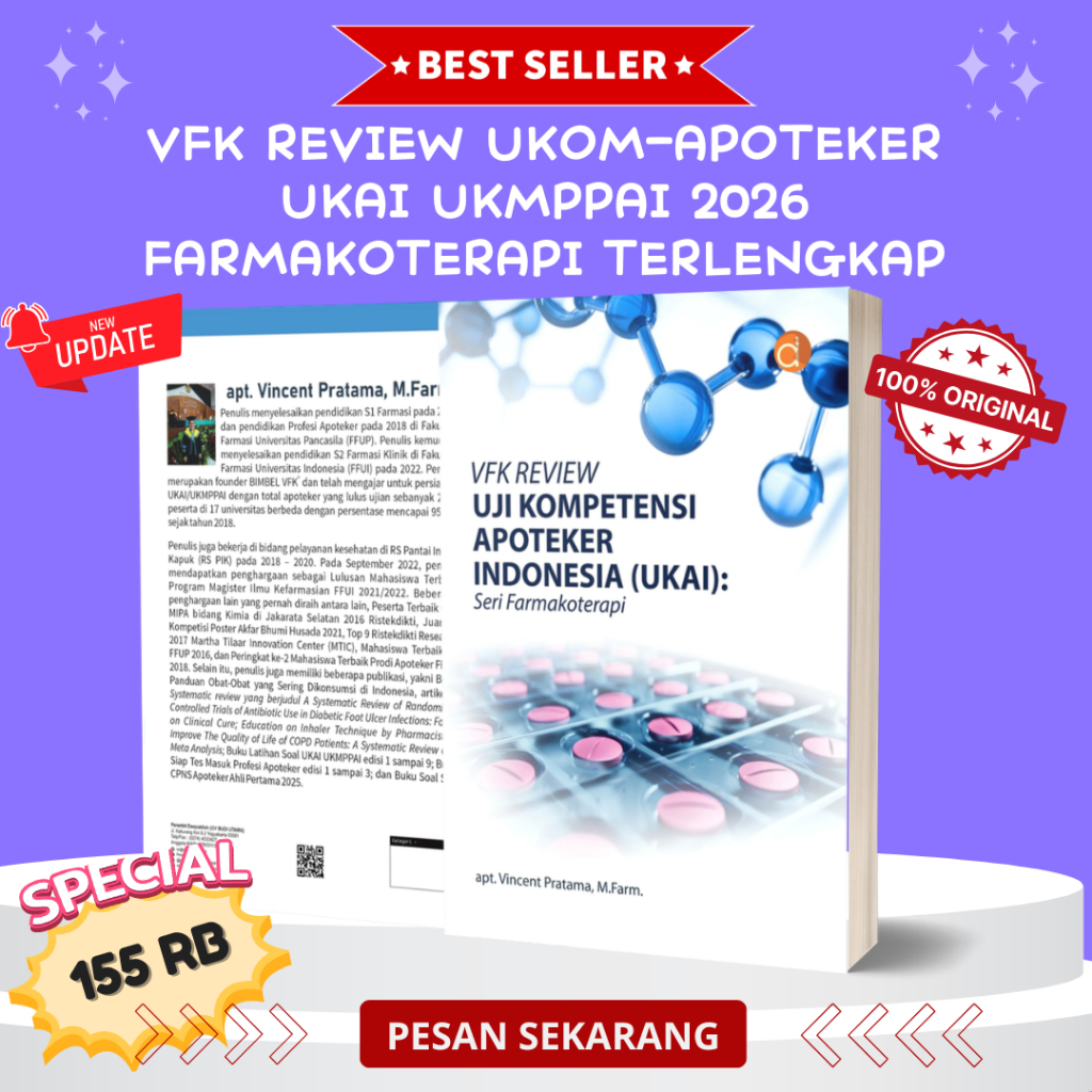 MATERI UKAI UKMPPAI UKOM APOTEKER FARMAKOTERAPI 2026