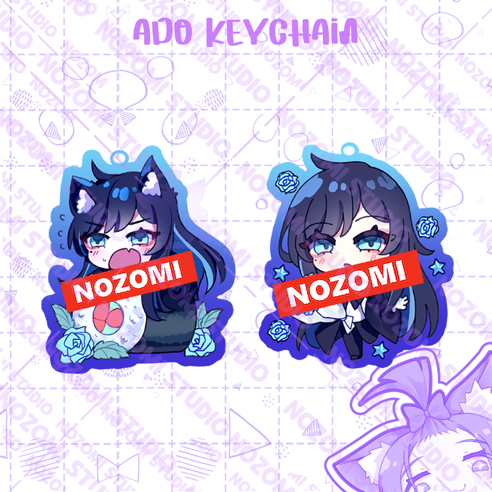 Keychain Akrilik / Gantungan Kunci ADO UTAITE