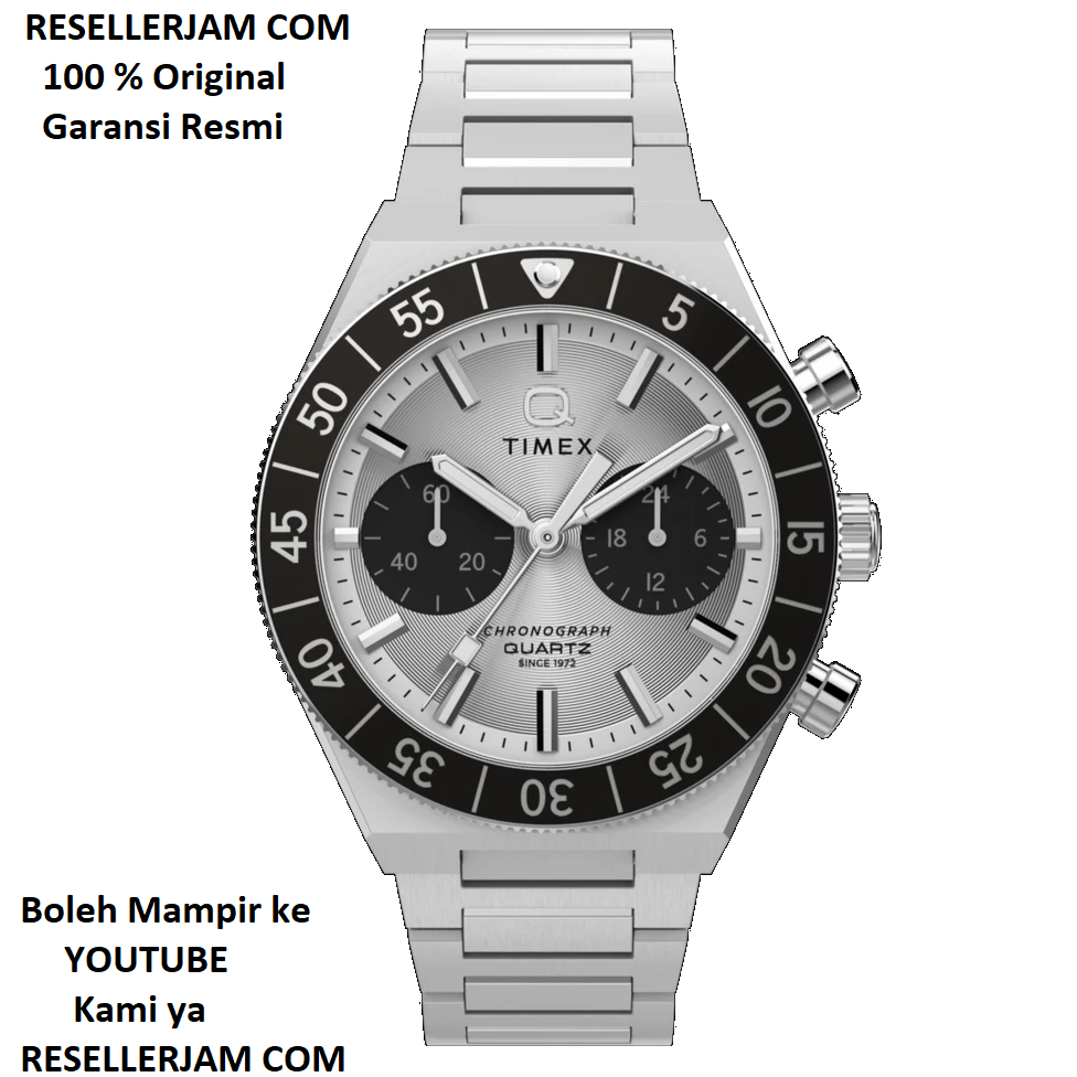 Jam Tangan Timex TW2Y55800 Q Timex Continental Chronograph Original Garansi Resmi