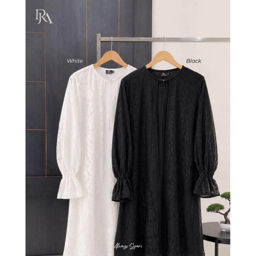ABAYA BRUKAT PUTIH ABAYA BRUKAT HITAM GAMIS BRUKAT