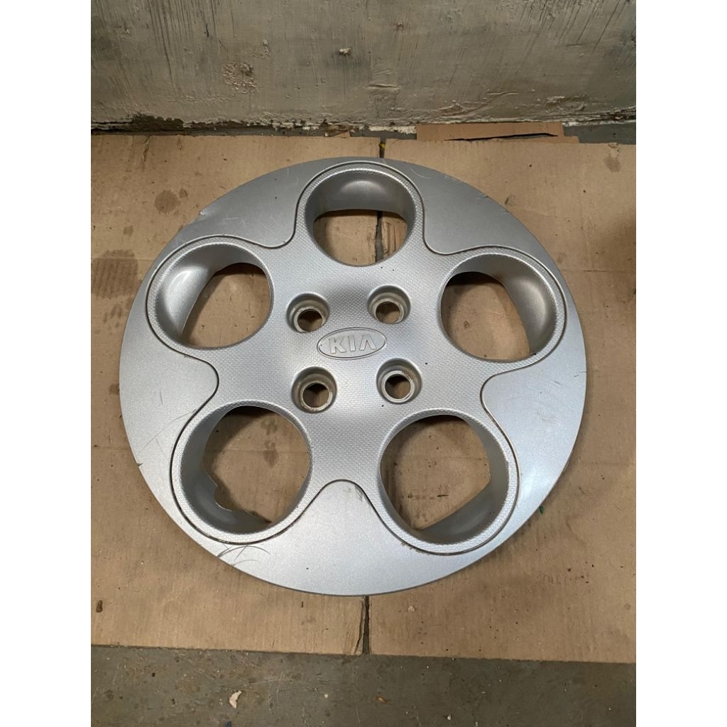 Wildop wheeldof dop cover tutup velg kaleng mobil kia ring 14 kondisi bahan repair
