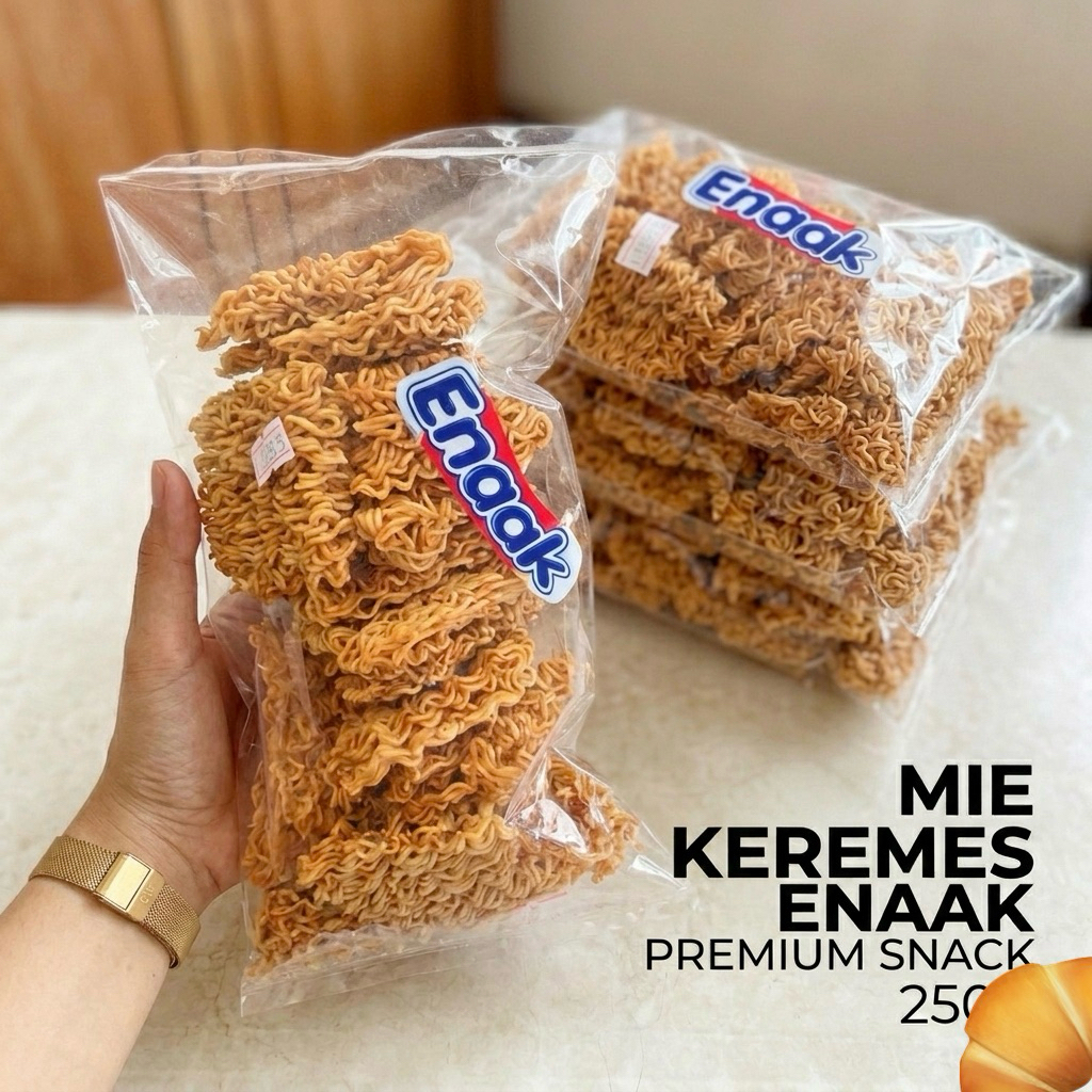 Mie Enaak Gemez 500gr 250gr Ori Spicy Snack Brand Curah Kiloan - Aneka Camilan Magelang