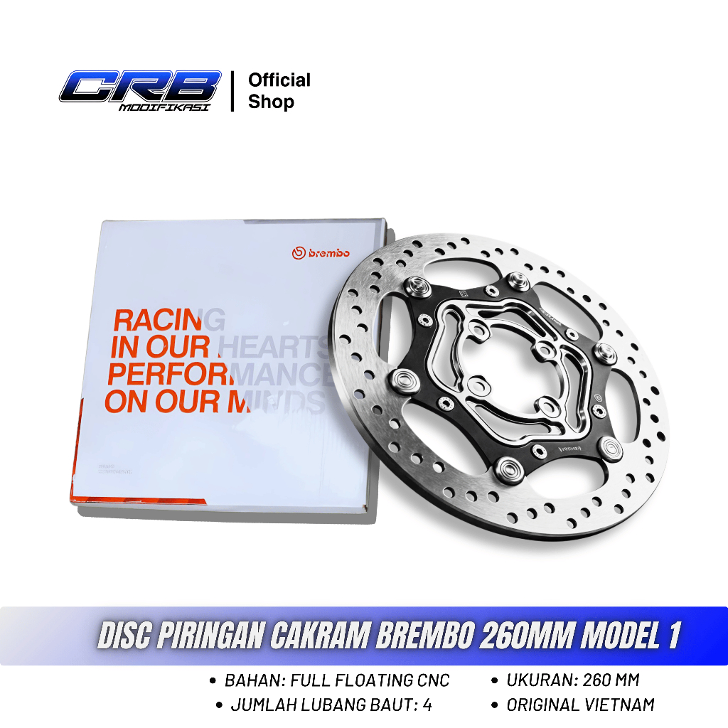Piringan Cakram BREMBO 260mm DISC BREMBO VIETNAM Universal CAKRAM FLOATING - Disc Brembo Vietnam Mot