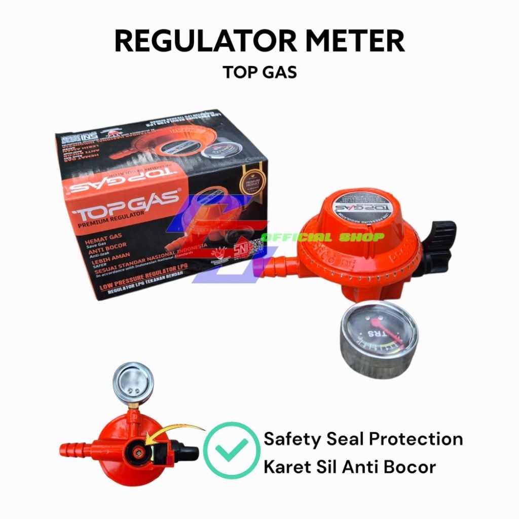 REGULATOR METER TOP GAS REGULATOR KOMPOR GAS LPG 3KG 12KG