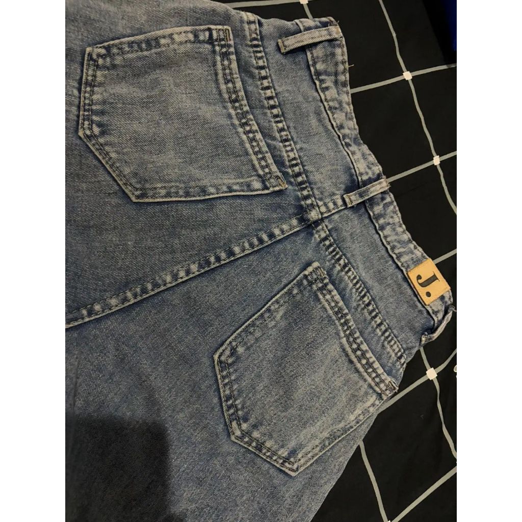 celana jeans jiniso baggy loose jeans playdate