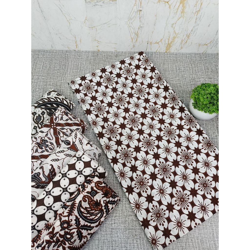 Kain Batik Pekalongan Bahan Katun Halus Ukuran 2x1 Meter