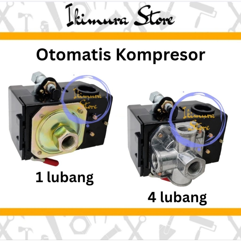 Otomatis Kompresor Besar RRT 1 Lubang / 4 Lubang Automatic Compressor 1 Way / 4 Way