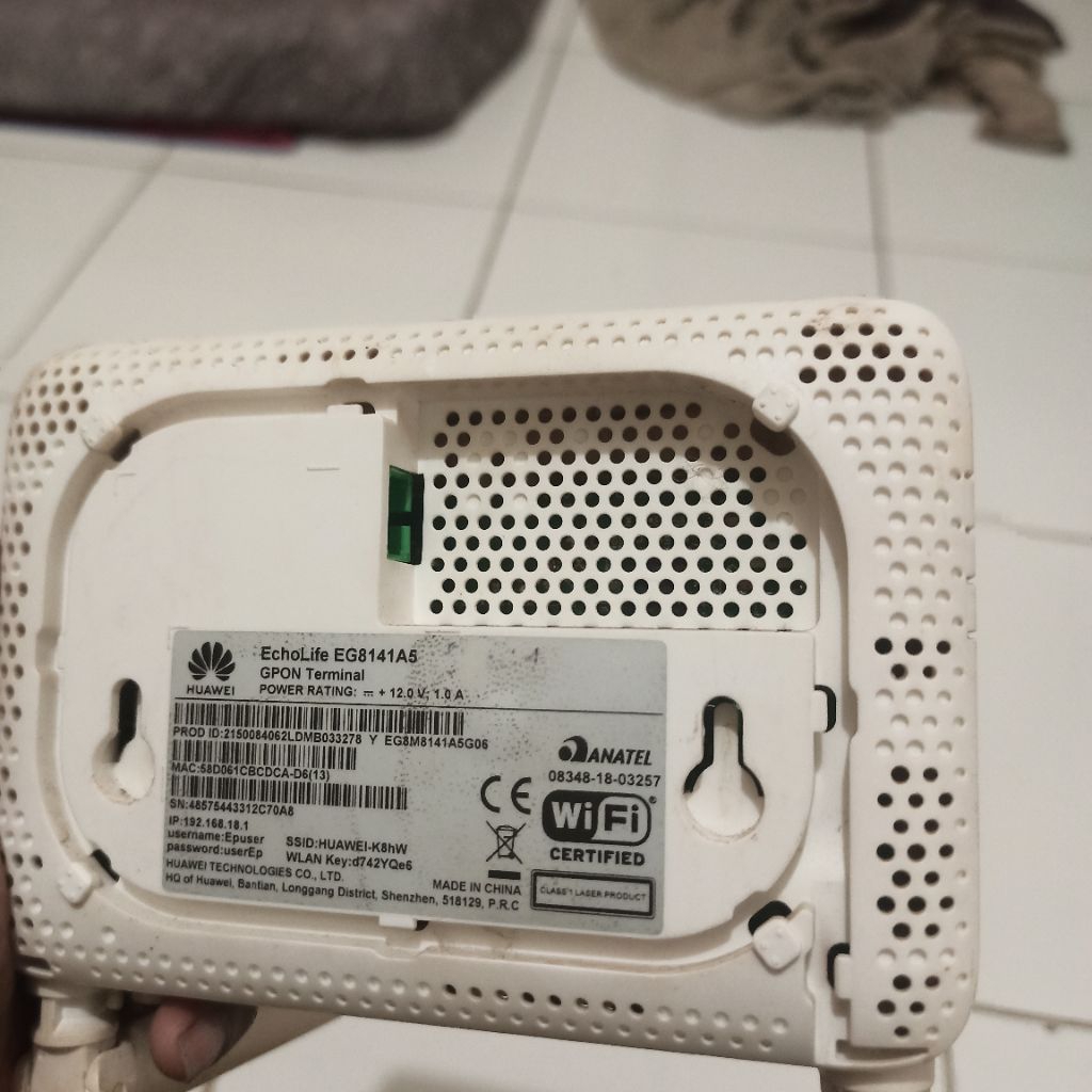 ont Huawei EG8141A5 Port Ijo