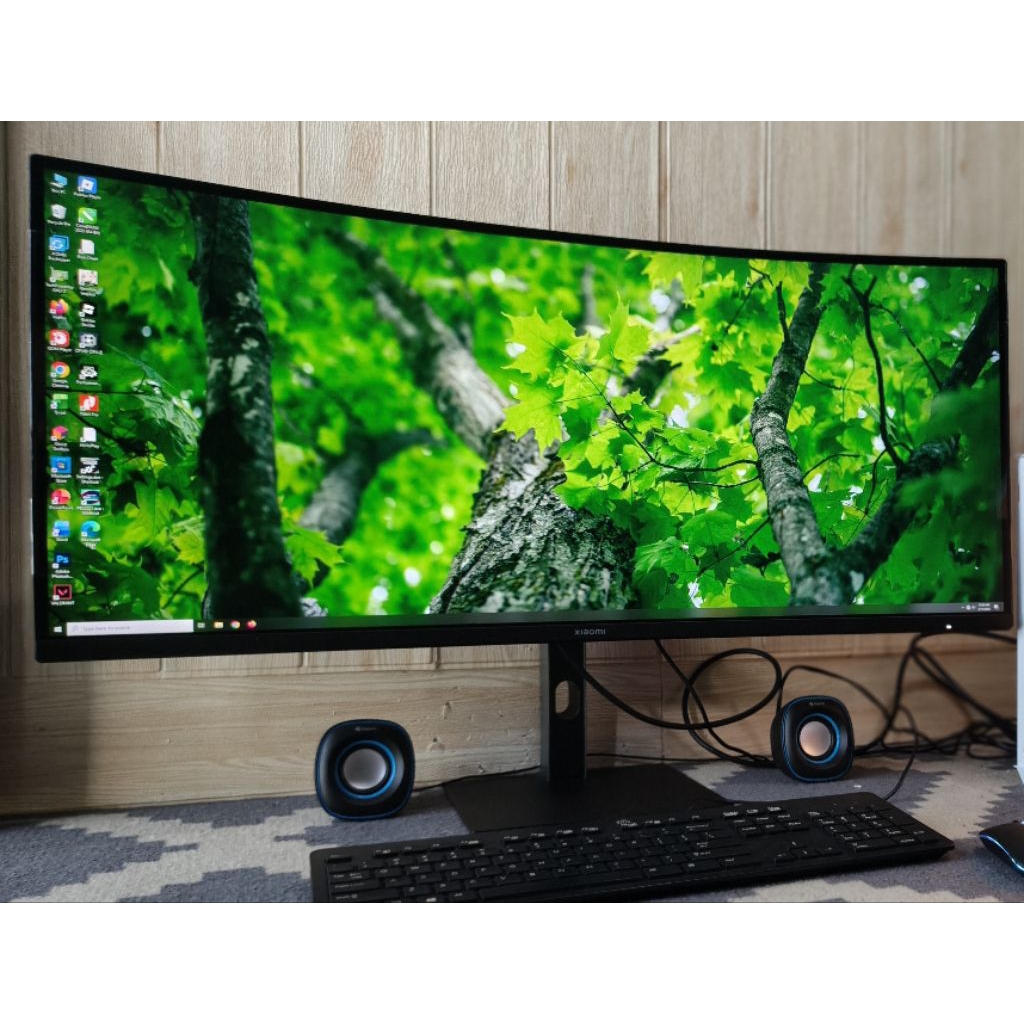 Xiaomi 34 inch G34WQi Curved Gaming Monitor WQHD 180Hz 1ms UltraWide Garansi On like New