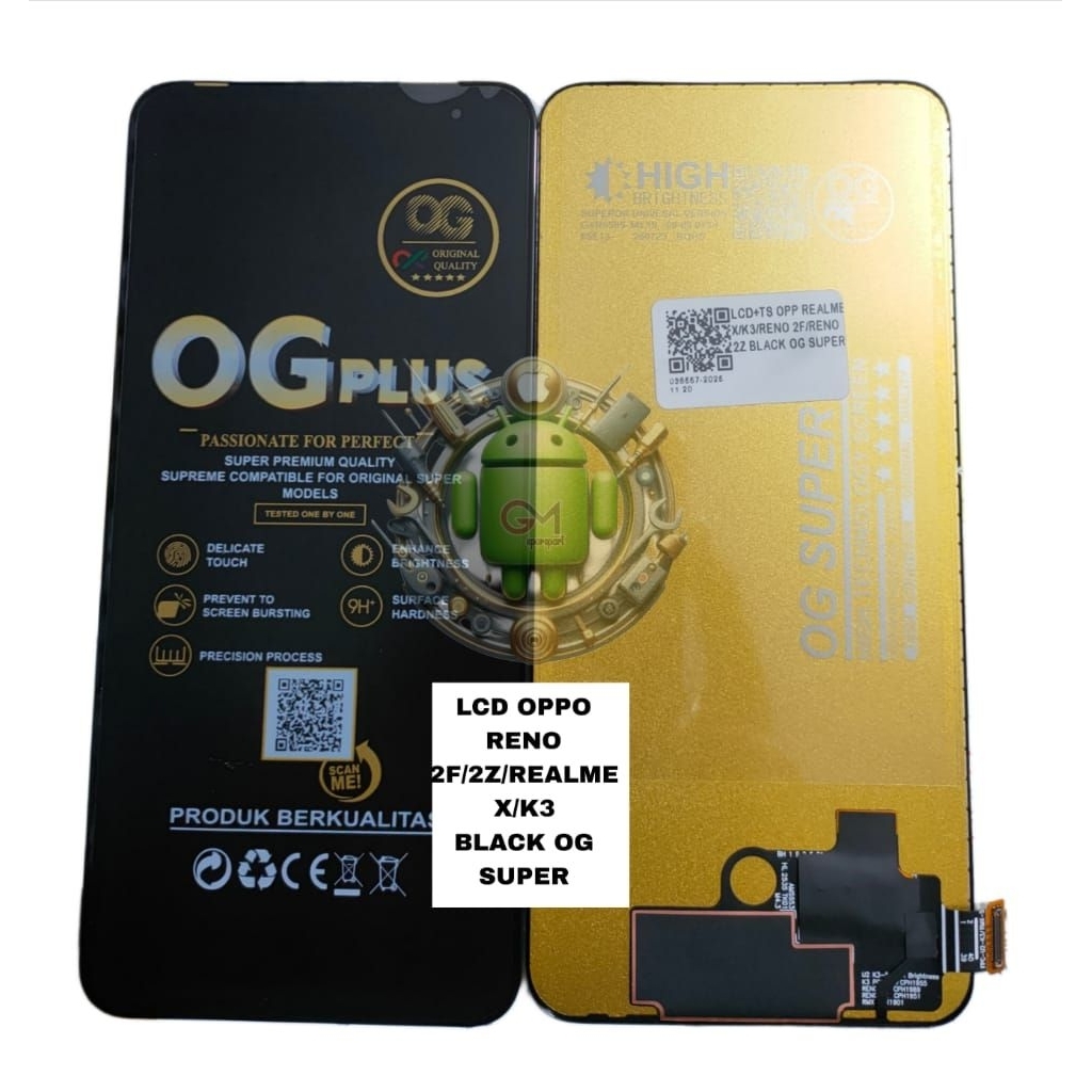 LCD OPPO RENO 2F/LCD TOUCHSCREEN OPPO RENO 2F/2Z/REALME X/K3 FULLSET ORIGINAL