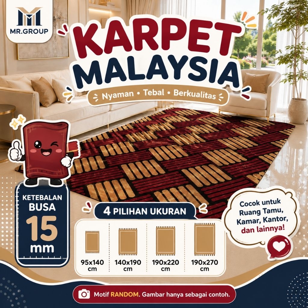 MR.GROUP - KARPET MALAYSIA - KARPET BUSA - KARPET MALAYSIA MURAH - GROSIR - RESELLER