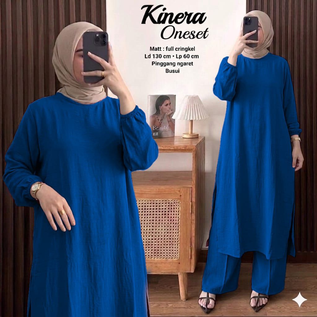 SETELAN TUNIK JUMBO CRINKLE SUPER TEBAL/SET TUNIK IMPORT PREMIUM