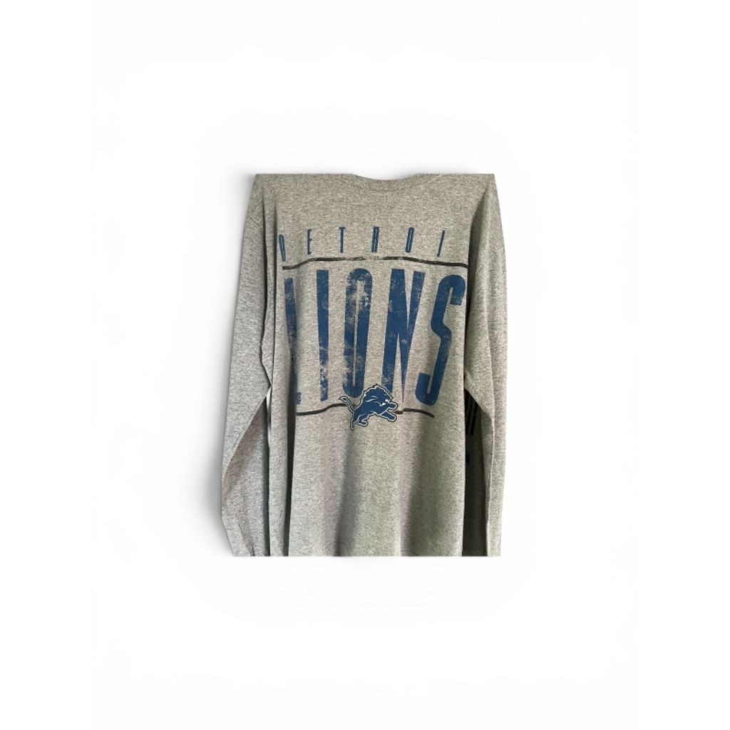 PRELOVED BAJU KAOS OVSZ NFL LIONS GREY