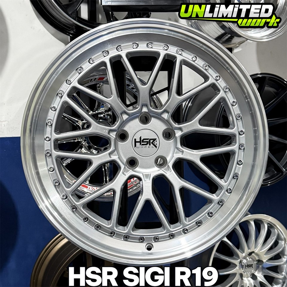 Velg Model BBS LM HSR SIGI R18 PCD 5X120 Mobil BMW F30 E46 E90 E36 BYD SEAL SEALION 7 Look Sporty