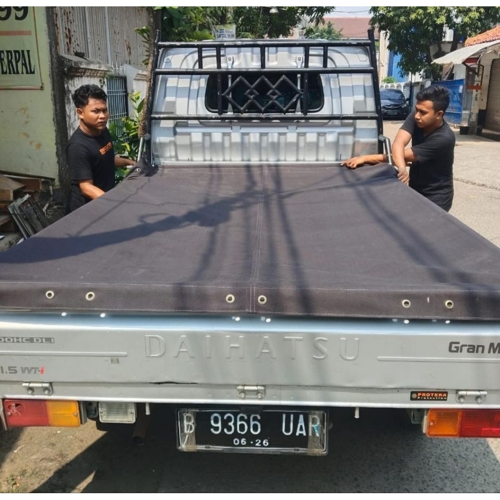 Tutup Bak Mobil Grandmax, /Bahan Terpal Kain Canvas