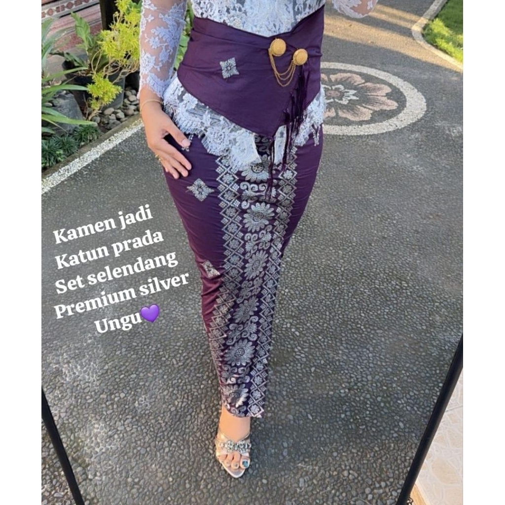 SALE ROK SONGKET BALI BORDIR STRAIT LAKSMI | KAMEN JADI BORDIR STRAIT SET SELENDANG | ROK SONGKET BO
