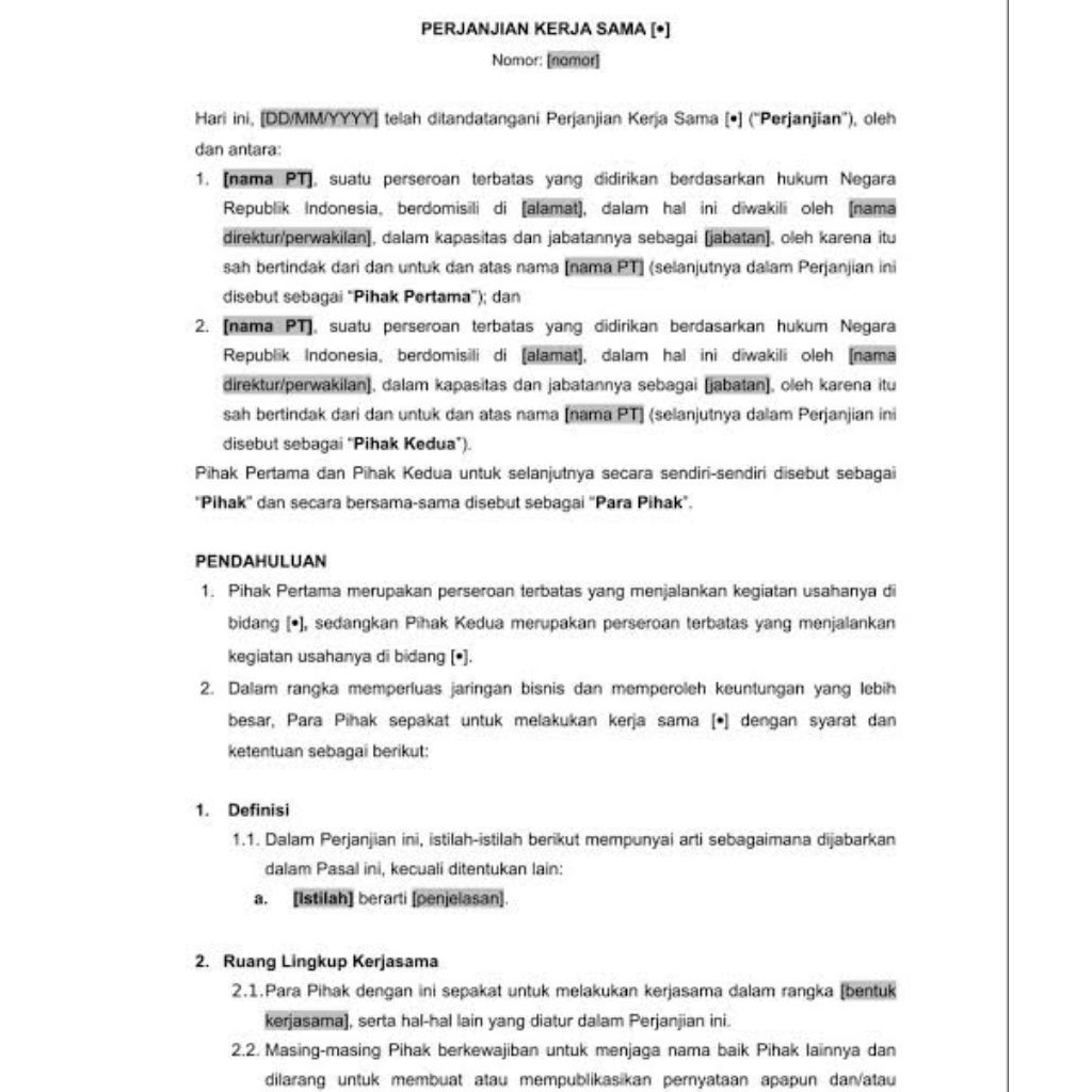 Jasa buat Dokumen Hukum