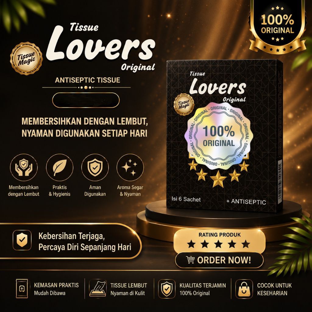 Tisu basah magic pembersih my lovres  100% Original