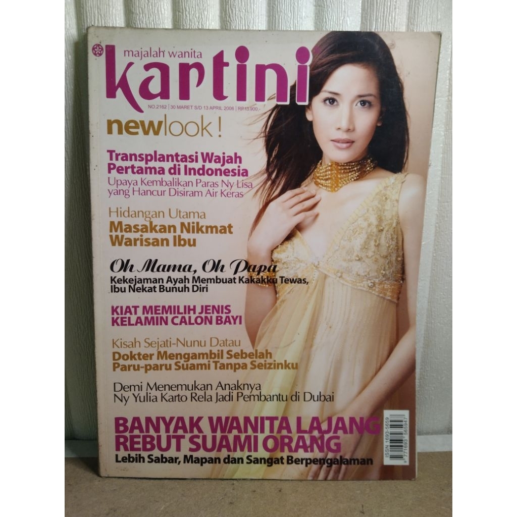 Majalah KARTINI cover FANNY FABRIANA edisi Maret - April 2006 no.2162