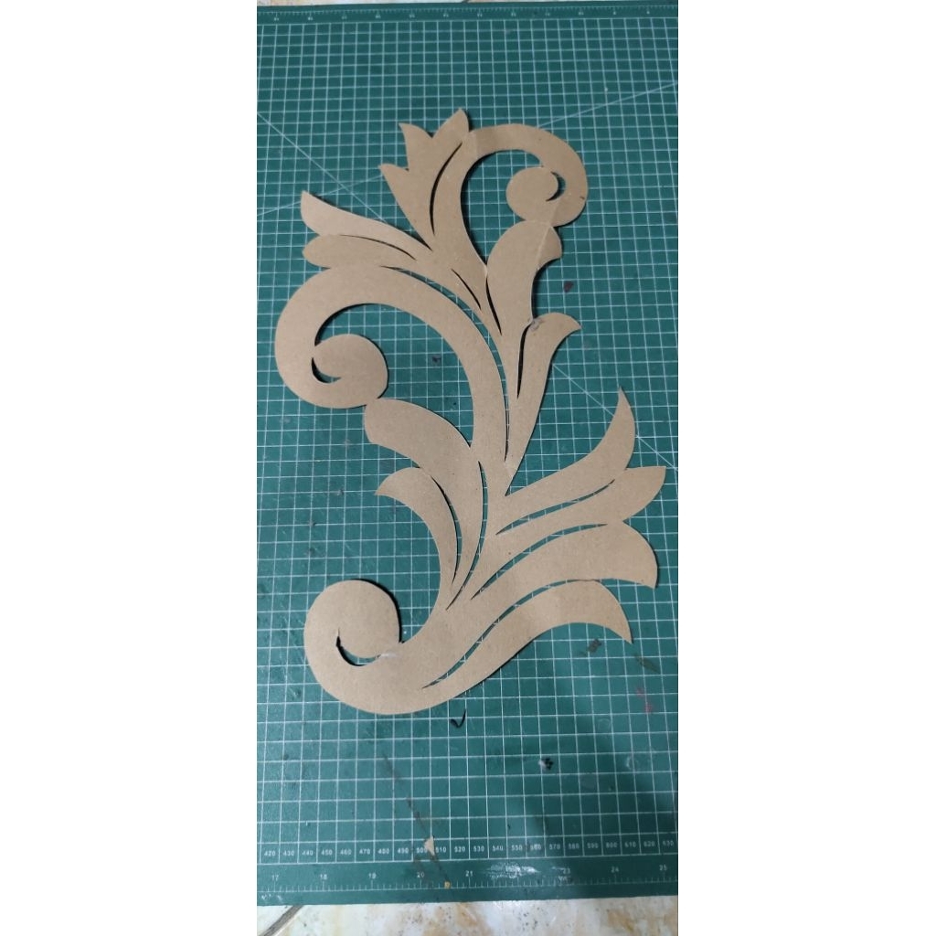 pola mal ukiran ukuran 40 x 25 cm