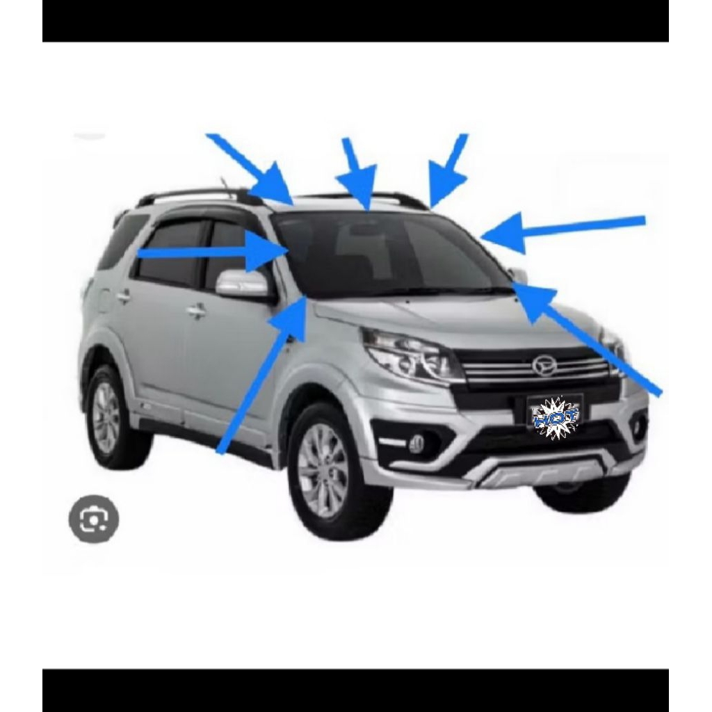 KARET KACA DEPAN MOBIL RUSH TERIOS 2018 Up