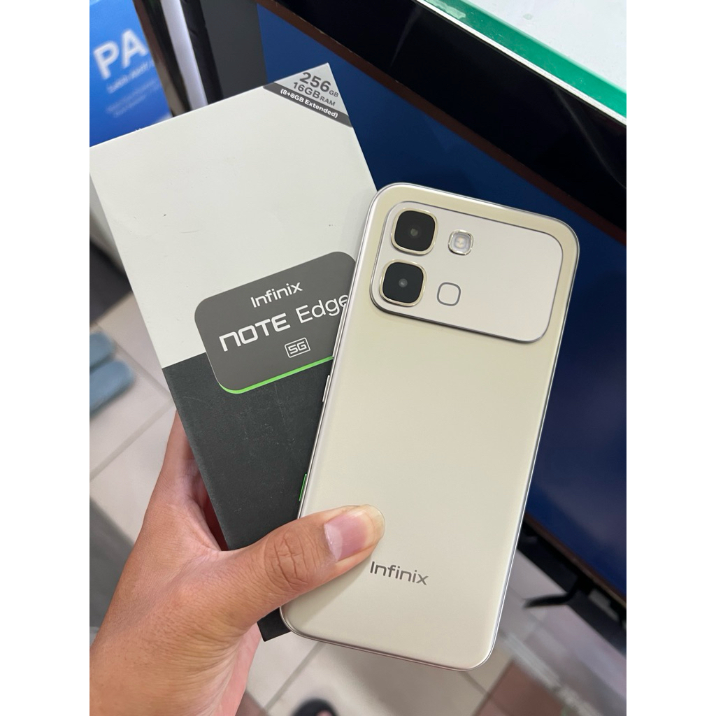 Infinix note edge ram 8/256 second fullset original garansi panjang termurah