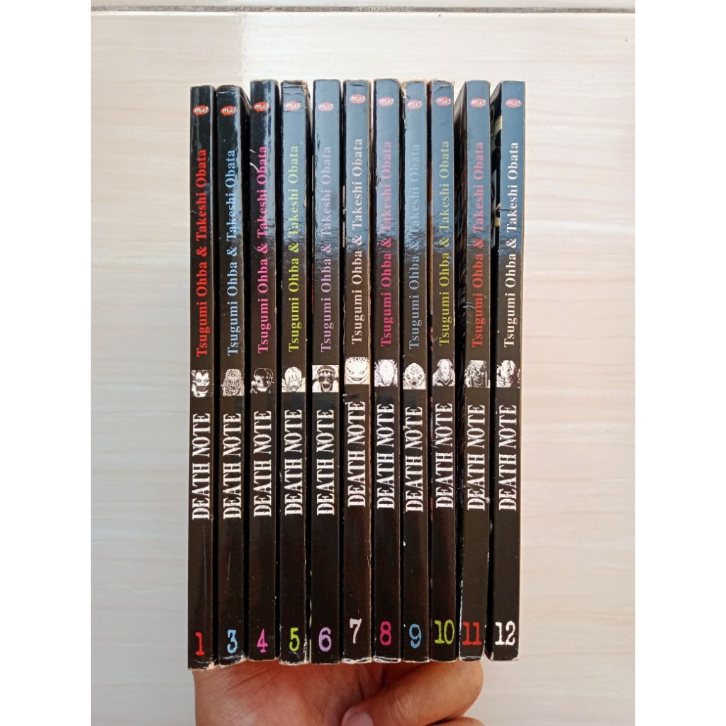 KOMIK DEATH NOTE SET 1 - 12 (MINUS VOL 2)