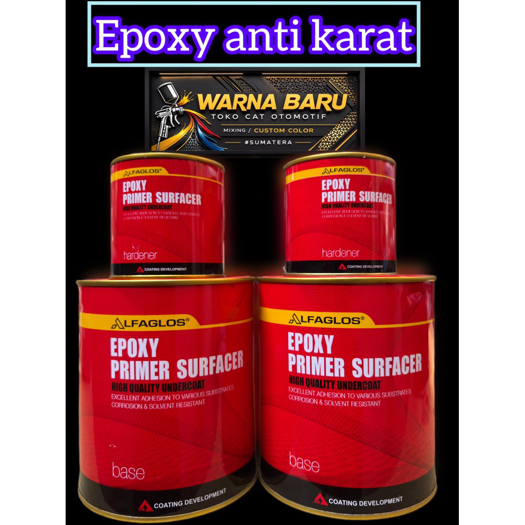 epoxy primer surfacer alfaglos anti karat