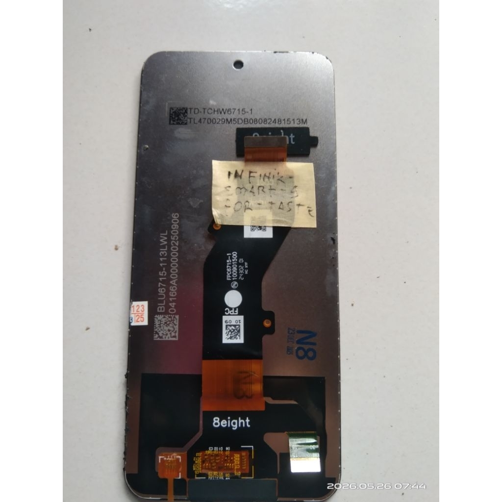 LCD INFINIX SMART-9 X6532 BEKAS UNTUK TASTE