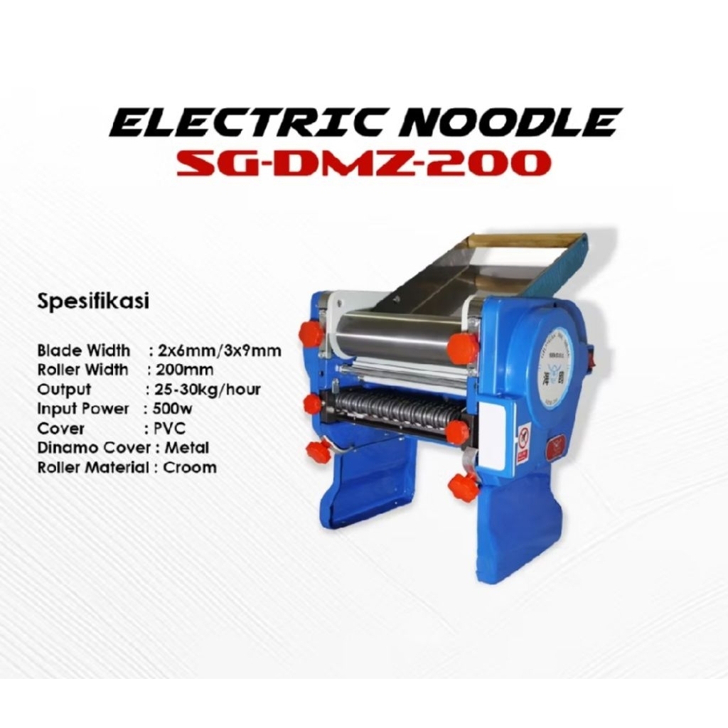 GILINGAN MIE - ELECTRIC NOODLE MAKER  DZM-200 SEAGULL
