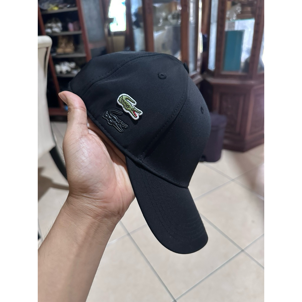 Topi Lacoste Cap 2 Logo very very good condition