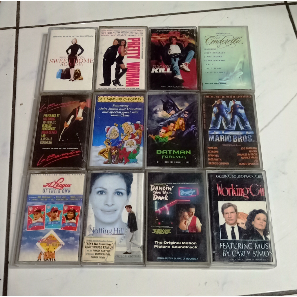 KASET SOUNDTRACK BARAT - PAKET 22 KASET