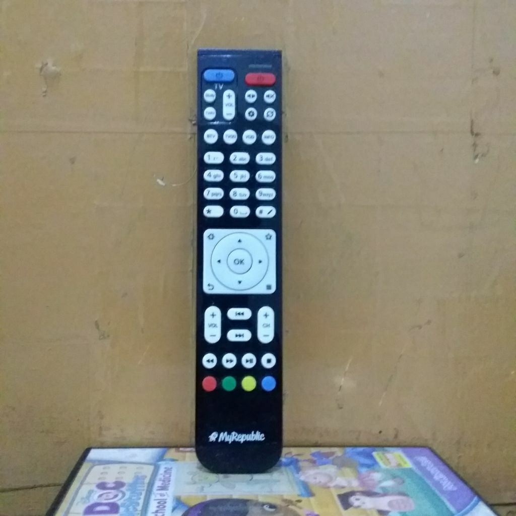 REMOTE TV PARABOLA MY REPUBLIC PUTIH ORIGINAL