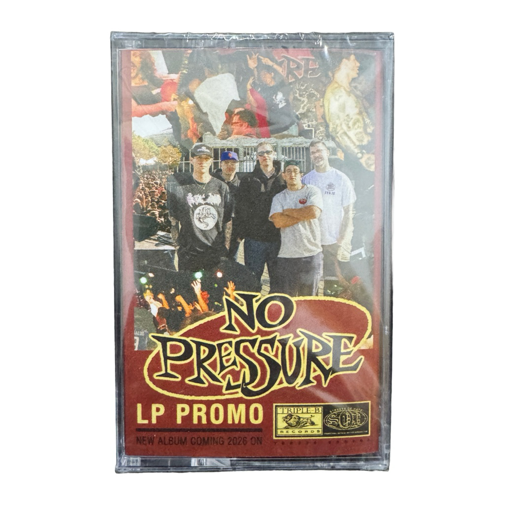 NO PRESSURE - LP Promo Cassette Tape - Brand New Official Merch