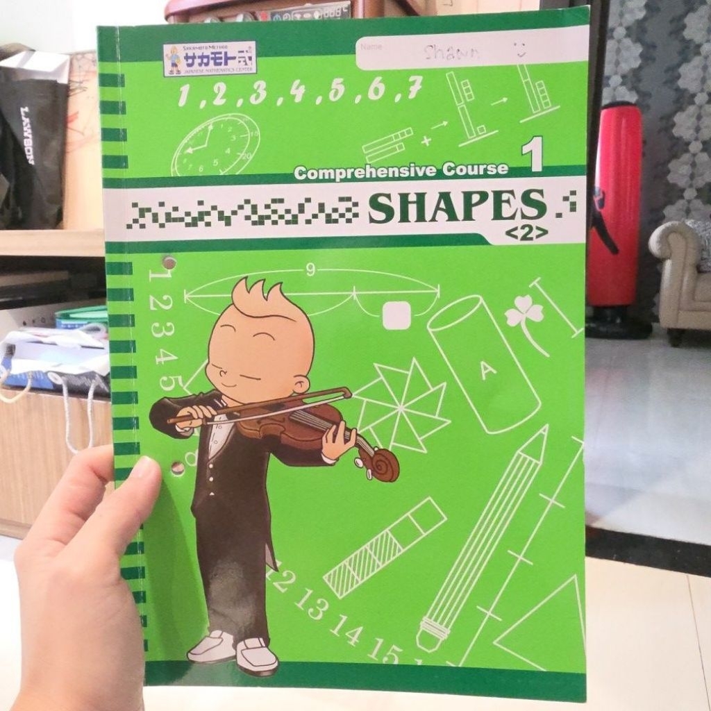 buku sakamoto matematika maths shapes 1, 2