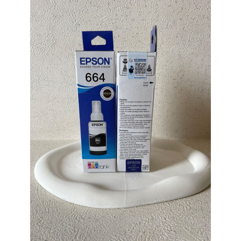 tinta Epson 664 kemasan baru