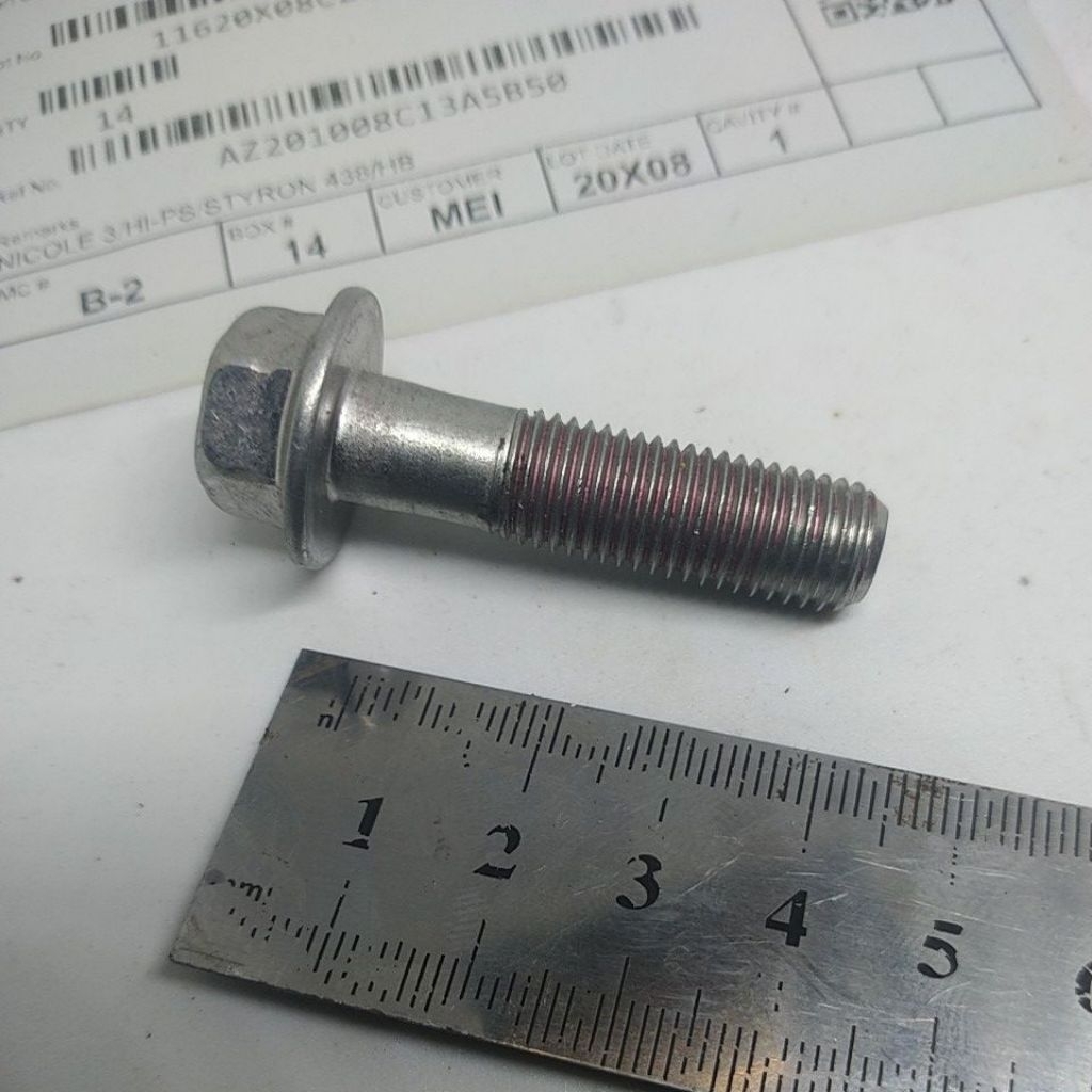 BAUT 14 P4cm // ORI Baut as shock breaker depan baut 14 panjang 4cm kunci 14 universal ORI breaker c