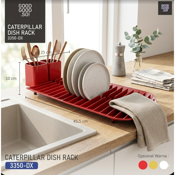 CATERPILLAR DISH RACK / TEMPAT PIRING / TEMPAT TIRISAN CUCI PIRING