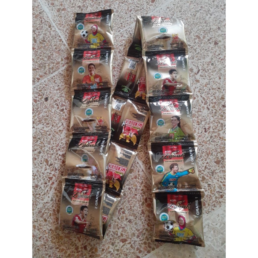kopi luwak mini 1 renteng 15pcs kopi hitam murni