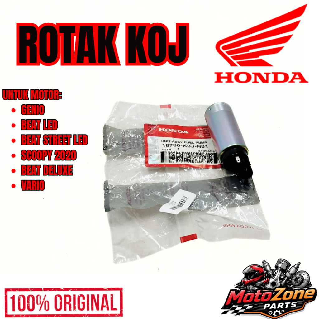 ROTAK KODE-KOJ ASLI ORIGINAL AHM HONDA GENIO/BEAT-STREET LED/SCOOPY2020 INJEKSI FUEL PUMP ORIGINAL .