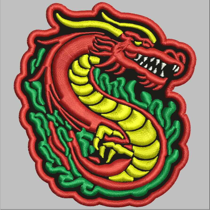 PATCH BORDIR LOGO EMBLEM MORTAL COMBAT NAGA  TERBARU#PATCHVIBE