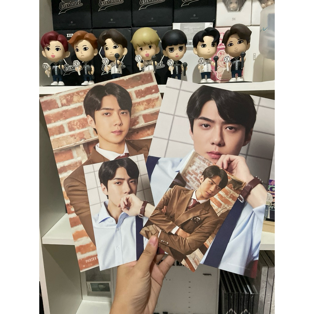 SG 2018 EXO OFFICIAL POSTER A4 +POSTCARD OFFICIAL