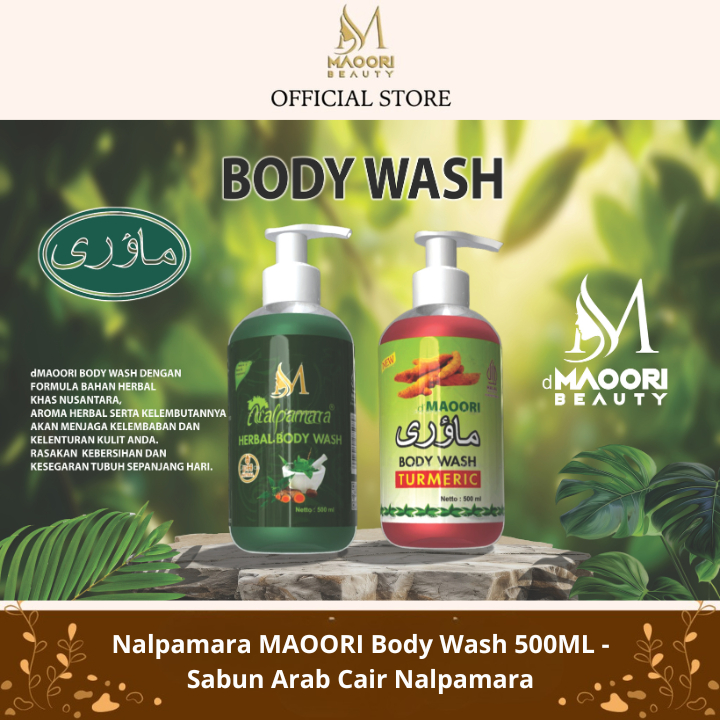 Nalpamara MAOORI Body Wash 500ML - Sabun Arab Cair Nalpamara