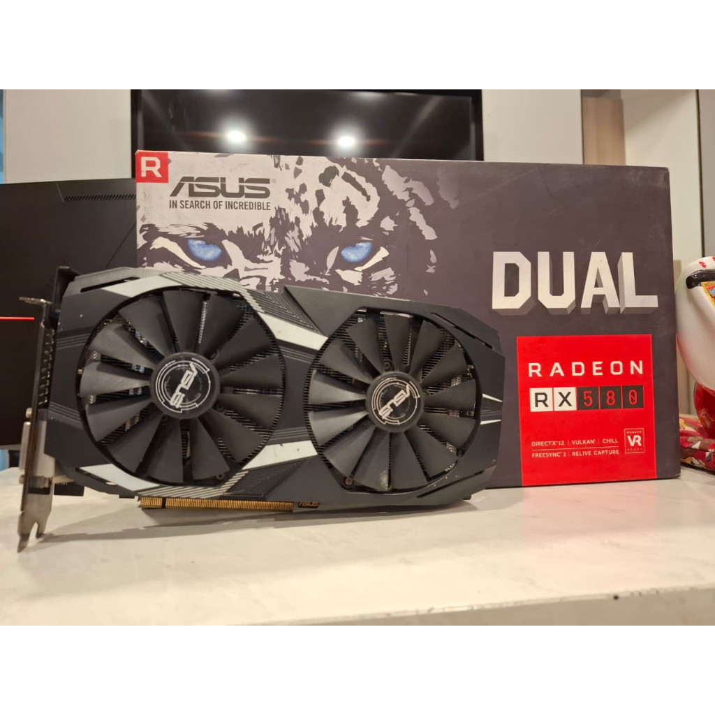 VGA ASUS Dual Radeon RX 580 / RX580 OC edition 8GB GDDR5 - VGA Second 2ND