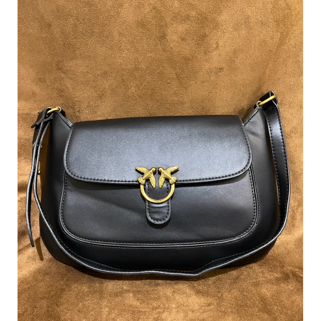 shoulder bag PINKO black tas bahu | preloved | secondbag