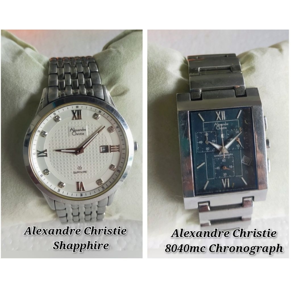 Preloved Jam Alexandre-Christie Tangan Pria & Wanita Original Second