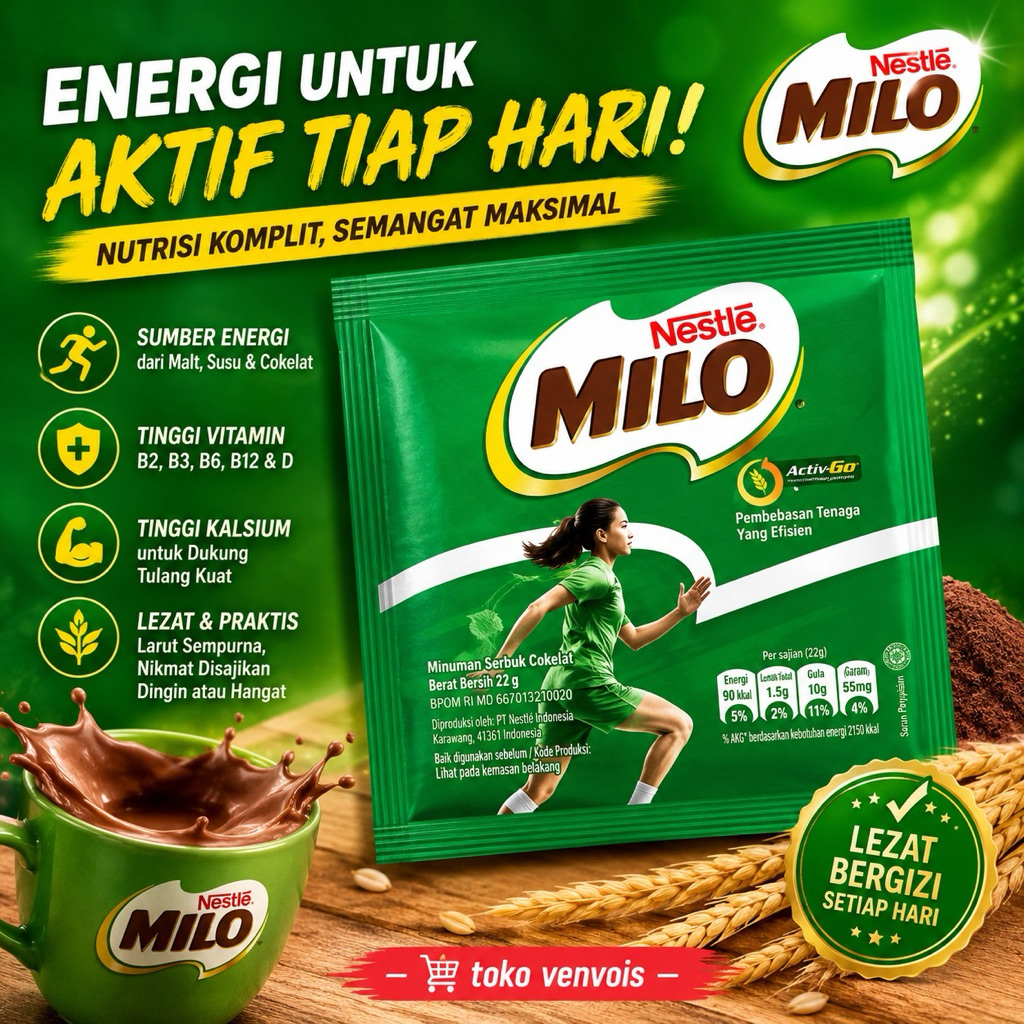 Milo sachet 1 Renteng (10 sachet)