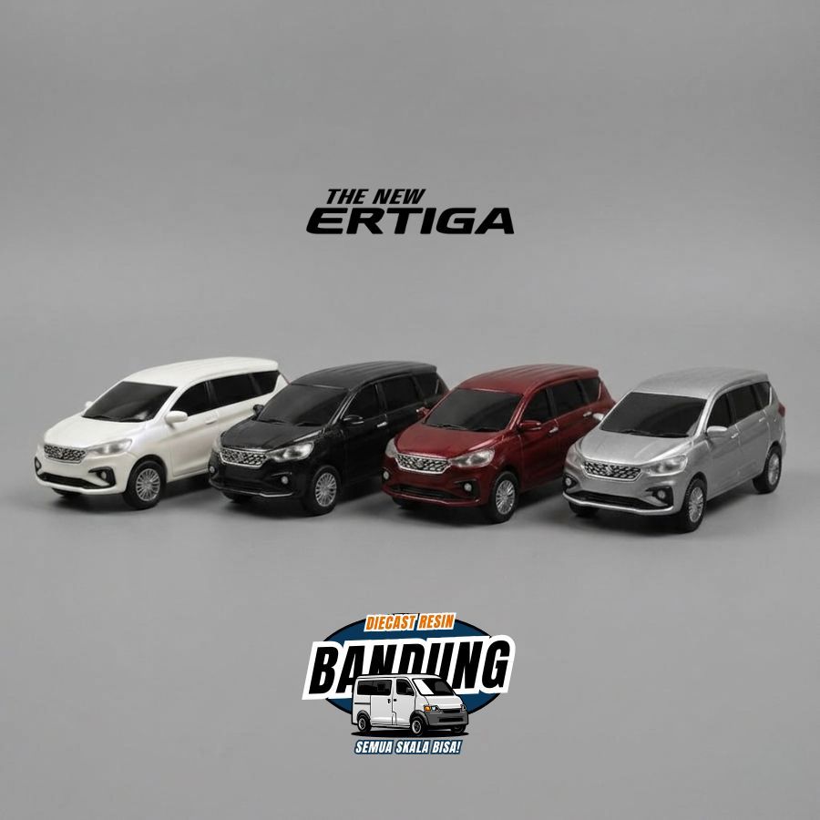 Resin 64 || Miniatur Suzuki Ertiga 2018 Skala 1:64 Bisa Custom warna & plat