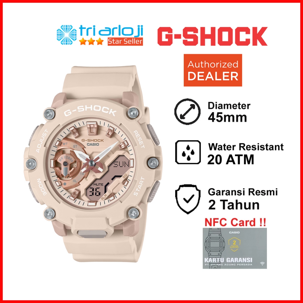 Casio G-Shock GMA-S2200M-4ADR Jam Tangan Wanita GSHOCK GMAS2200M GMA-S2200M-4A GMA S2200M 4ADR