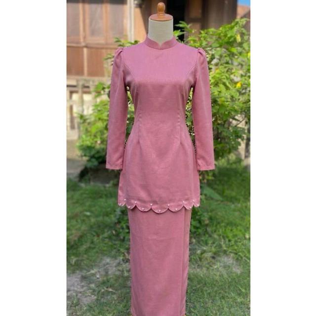 FIONA ONE SET BAJU KURUNG MELAYU SIMPLE ELEGAN KAIN KATUN TOYOBO BAJU BRIDESMAID BAJU AKAD BAJU PAYE